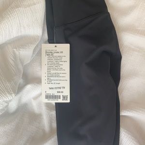 NWT! Lululemon Black Wunder Under Leggings